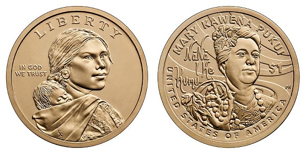 2025 P Sacagawea Native American Dollar - Mary Kawena Pukui 
