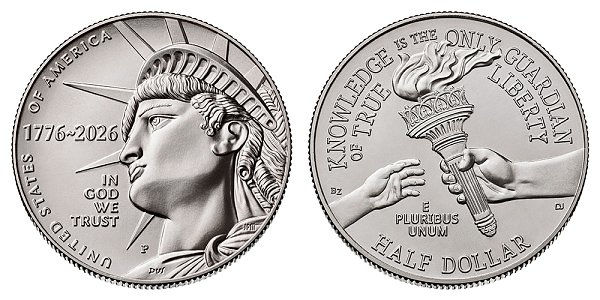 2026 P Semiquincentennial Half Dollar 