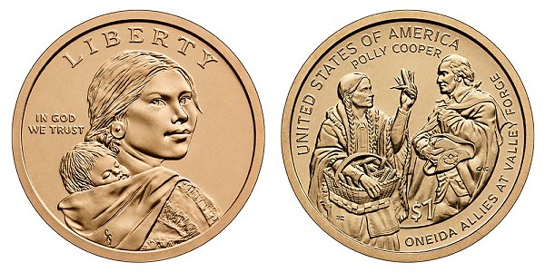 2026 P Sacagawea Native American Dollar - Polly Cooper - Oneida Allies at Valley Forge 