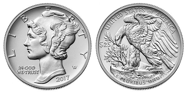 2017 Bullion American Palladium Eagle 