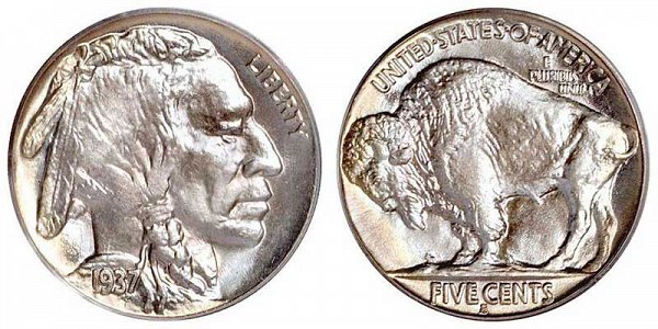 Buffalo Nickel or Indian Head Nickel - Line Type II