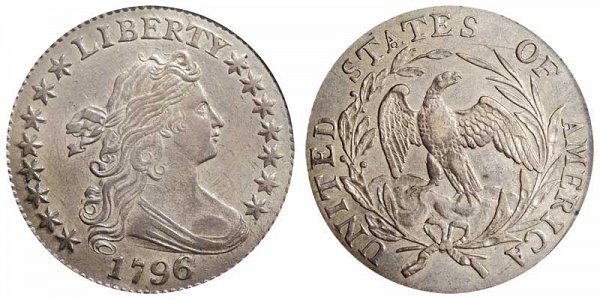 Robert Scot - Draped Bust Dime, Small Eagle Reverse Design