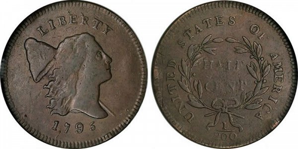 Robert Scot - Liberty Cap Half Cent, Liberty Facing Right Design