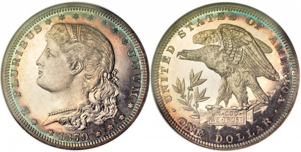 Morgan's Schoolgirl Dollar Pattern Coin