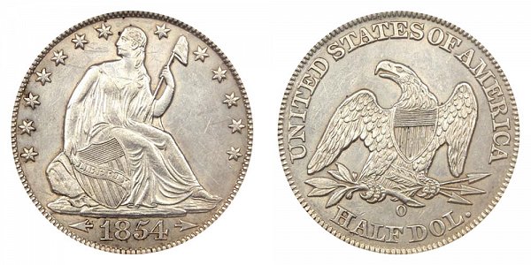 Seated Liberty Half Dollars Type 3 - Arrows at Date - No Rays US Coin