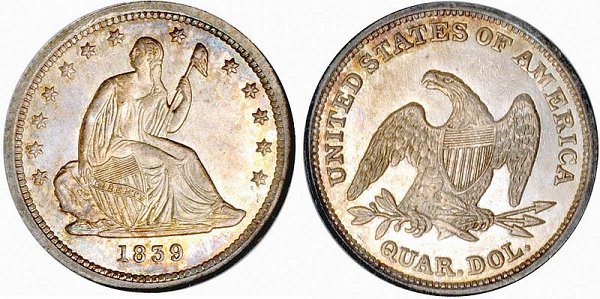 Washington Quarter (Clad 1965-1998) 1876-P (FS-301)