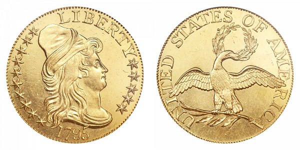 Robert Scot - $5 Gold Turban Head Half Eagle, Small Eagle Reverse Design